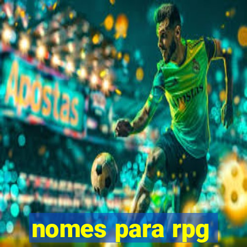 nomes para rpg